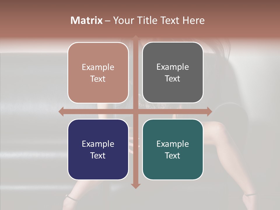 Legs Background Model PowerPoint Template