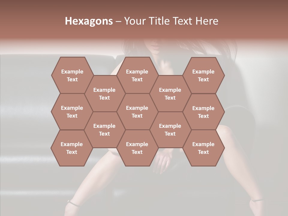 Legs Background Model PowerPoint Template