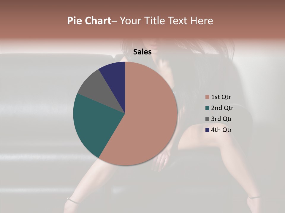 Legs Background Model PowerPoint Template
