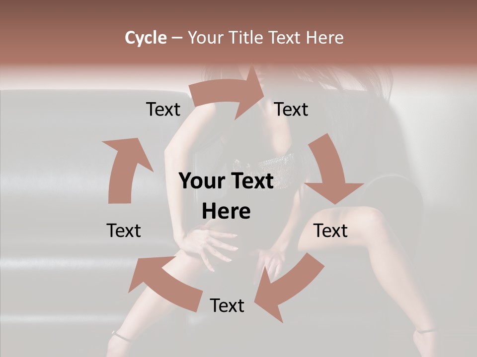 Legs Background Model PowerPoint Template