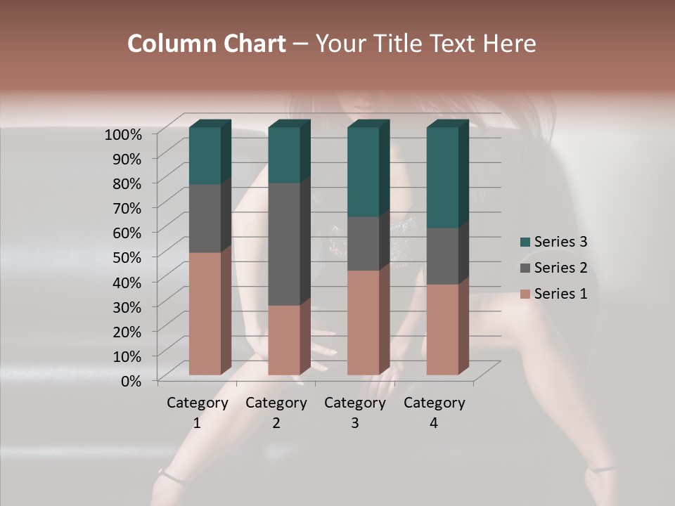 Legs Background Model PowerPoint Template