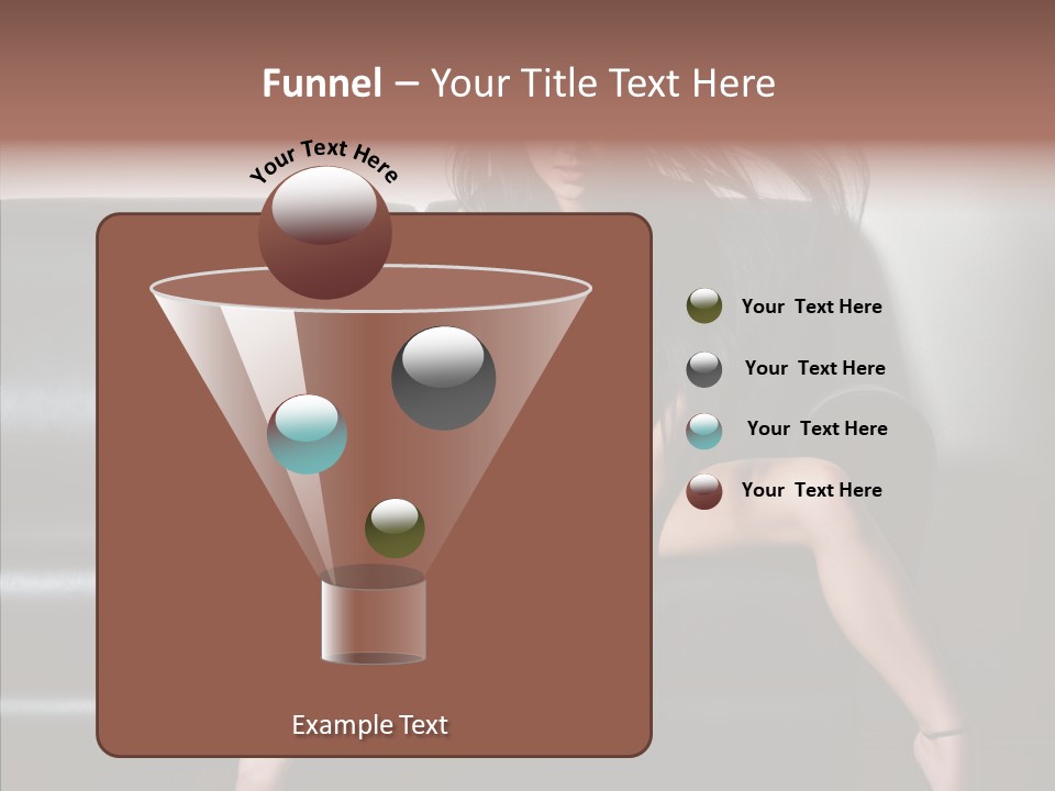 Legs Background Model PowerPoint Template