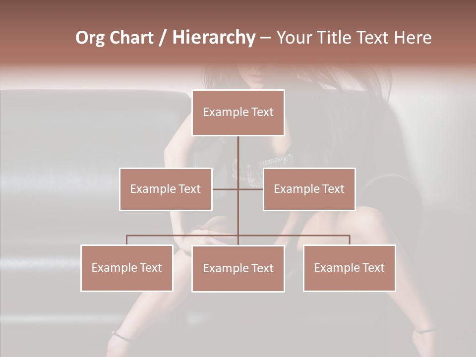 Legs Background Model PowerPoint Template