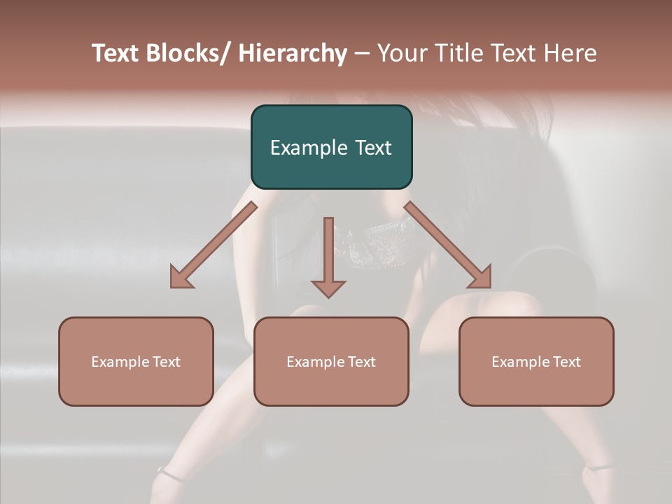 Legs Background Model PowerPoint Template