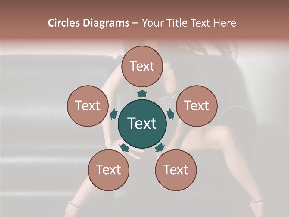 Legs Background Model PowerPoint Template