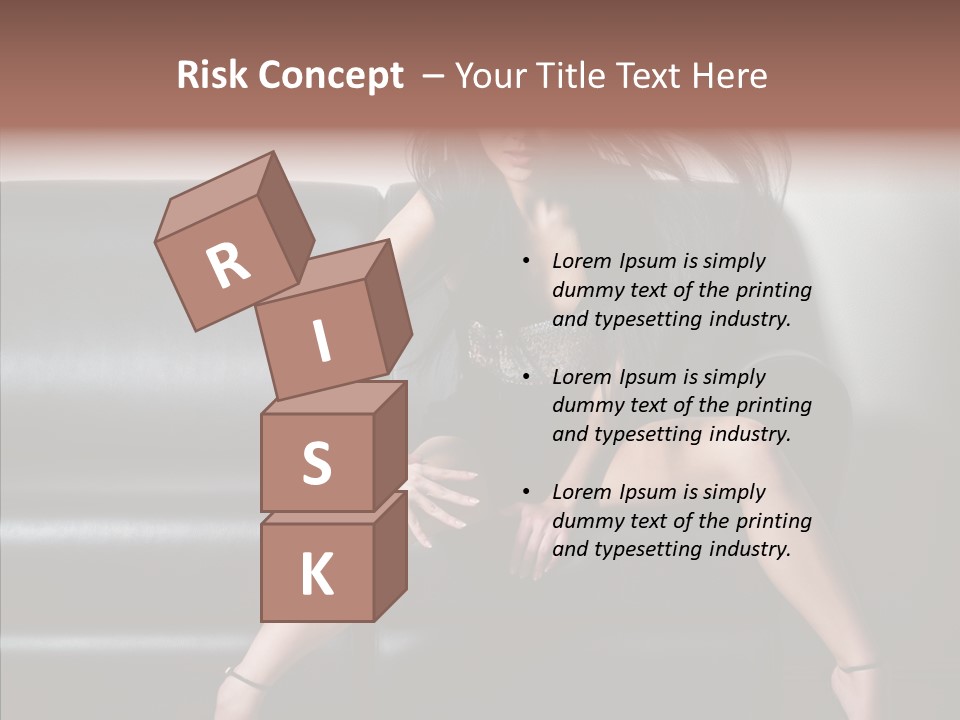 Legs Background Model PowerPoint Template