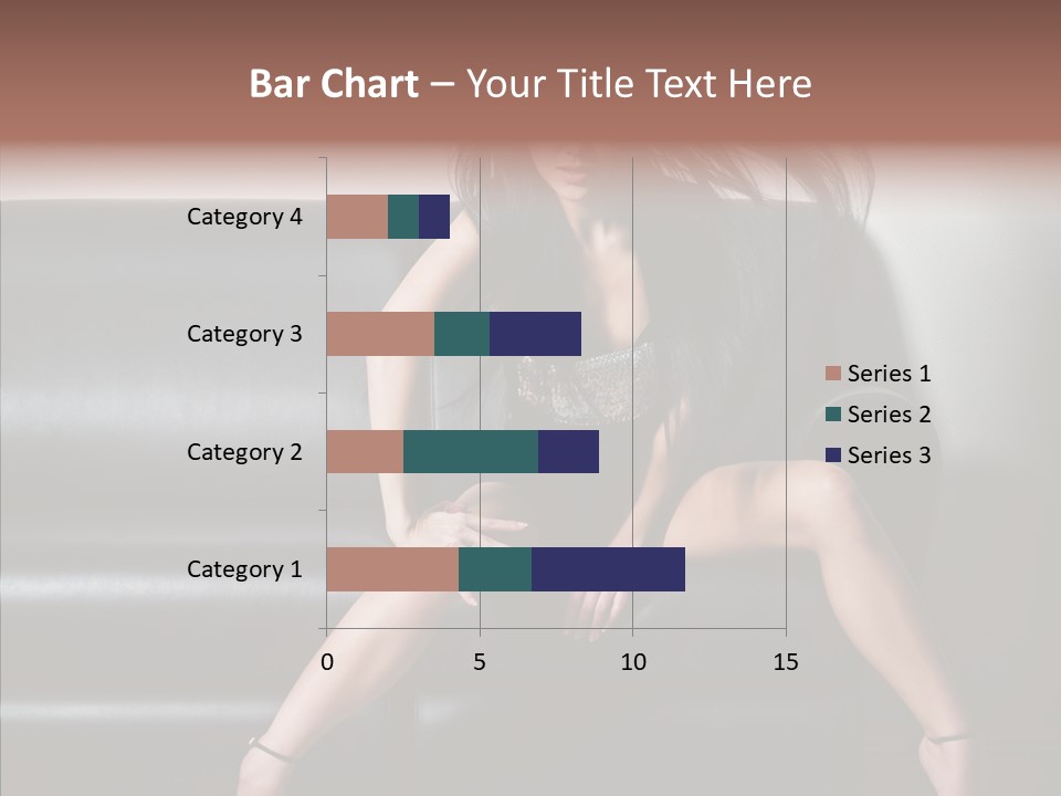 Legs Background Model PowerPoint Template