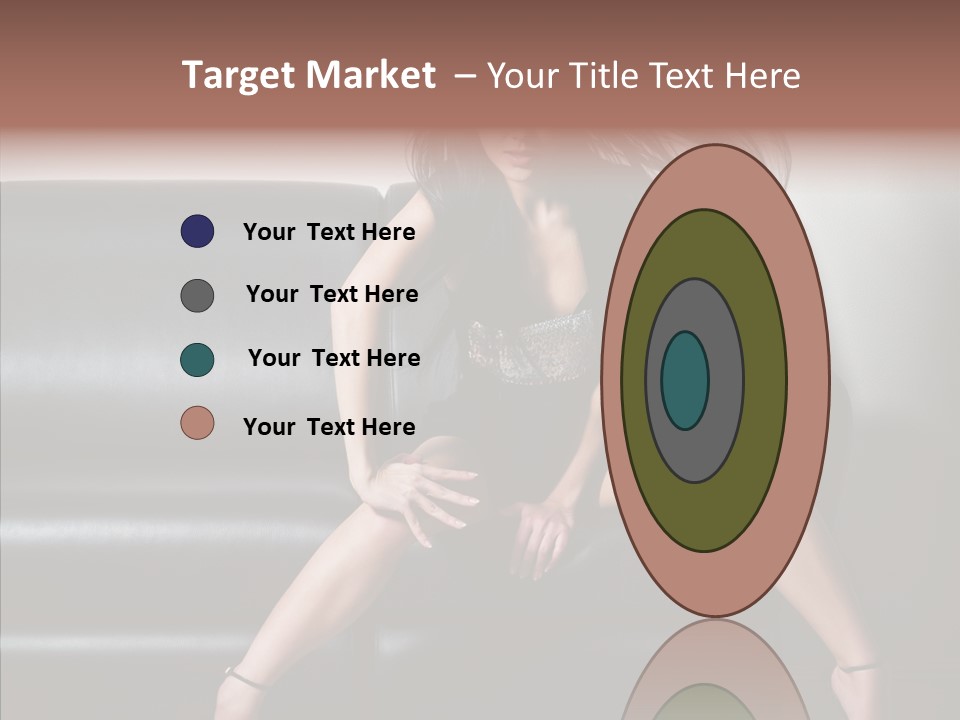 Legs Background Model PowerPoint Template