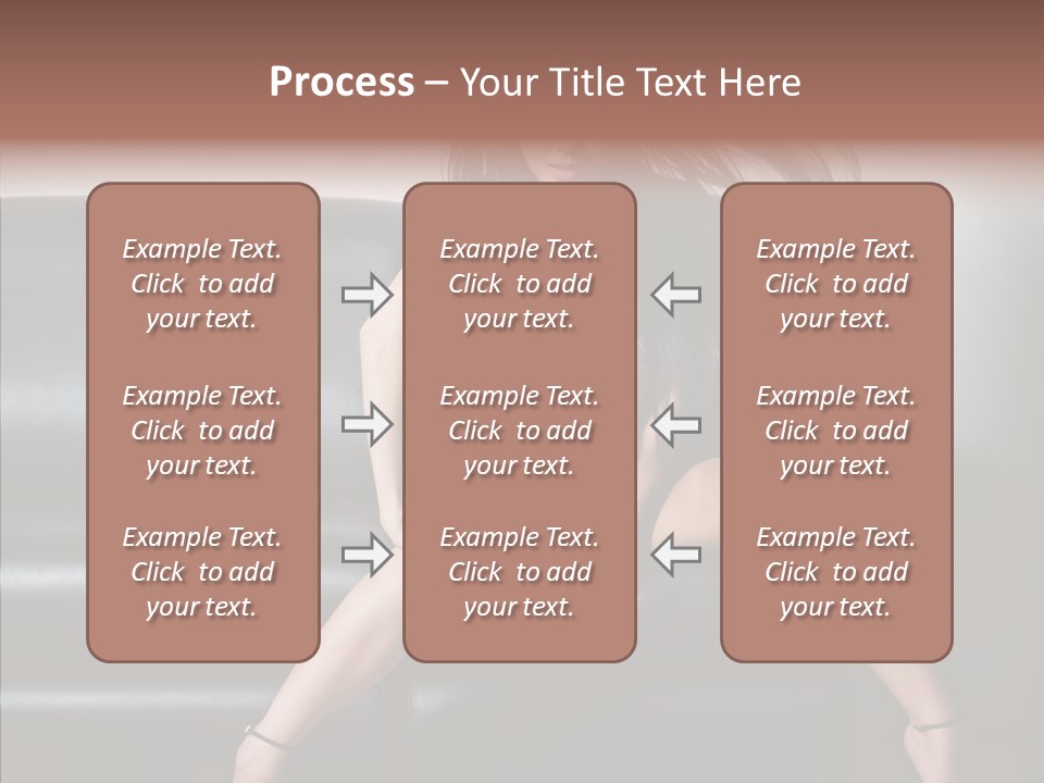 Legs Background Model PowerPoint Template