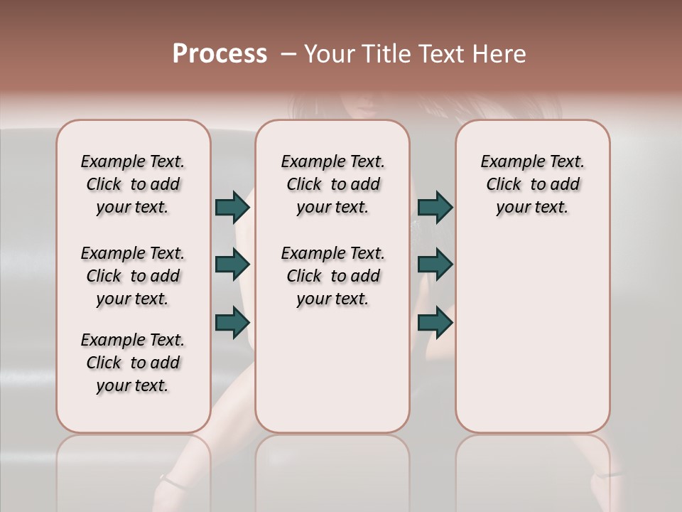 Legs Background Model PowerPoint Template