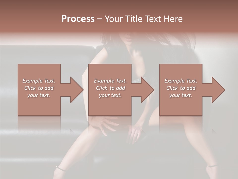 Legs Background Model PowerPoint Template