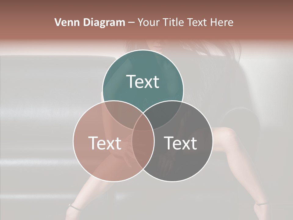 Legs Background Model PowerPoint Template