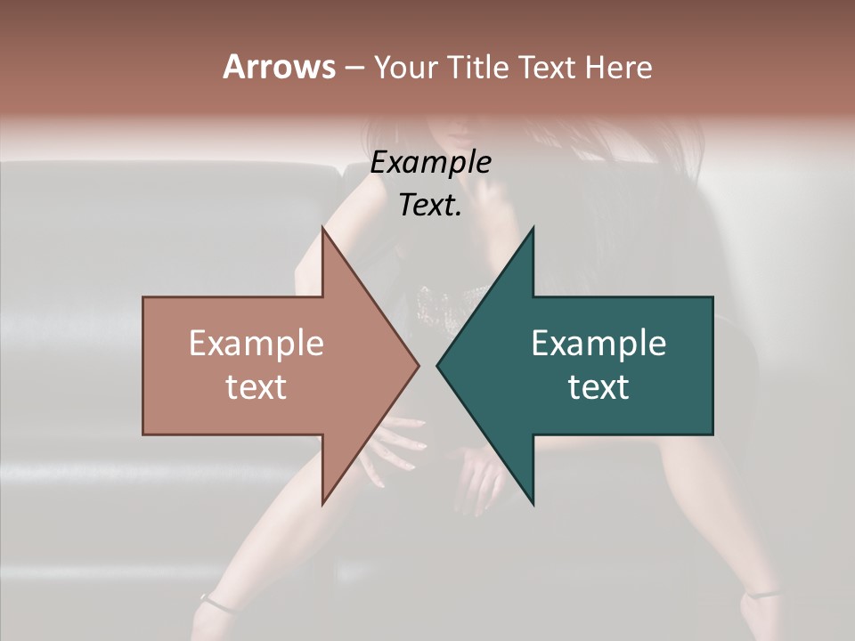 Legs Background Model PowerPoint Template