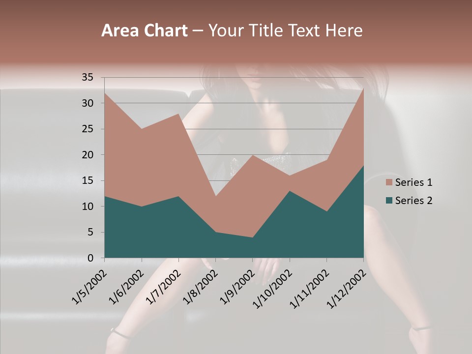 Legs Background Model PowerPoint Template