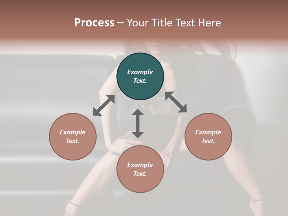Legs Background Model PowerPoint Template