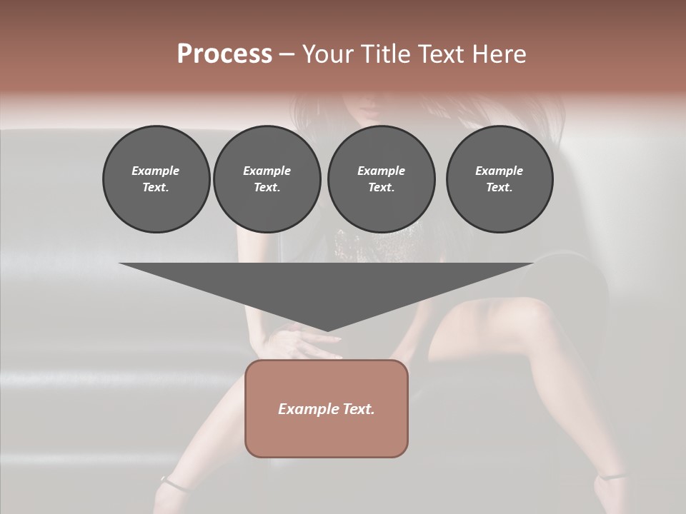 Legs Background Model PowerPoint Template