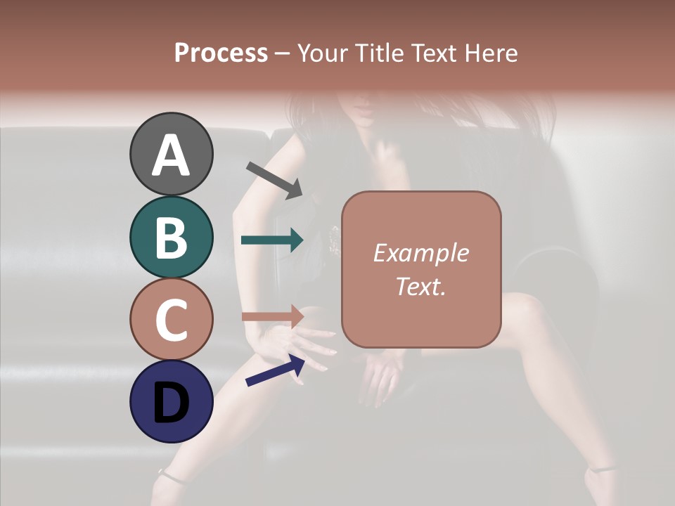 Legs Background Model PowerPoint Template