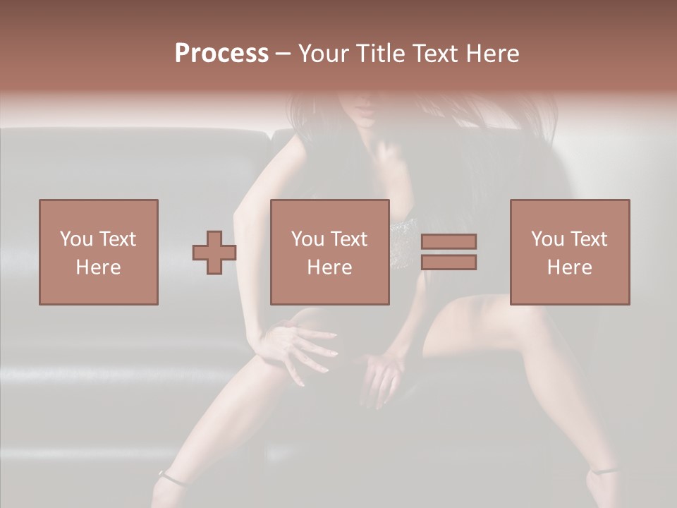 Legs Background Model PowerPoint Template