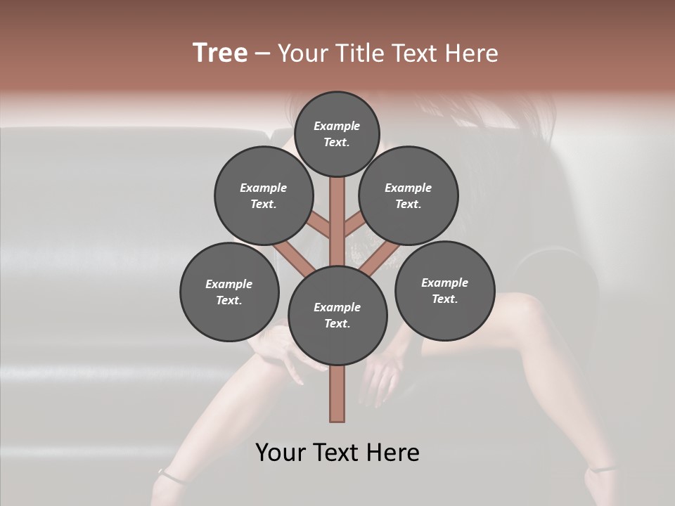 Legs Background Model PowerPoint Template