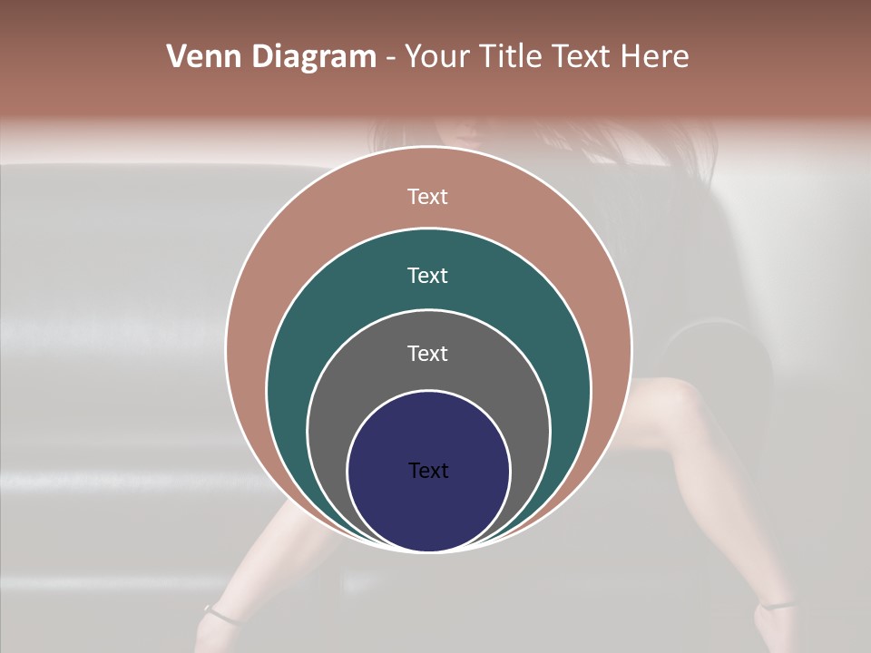 Legs Background Model PowerPoint Template