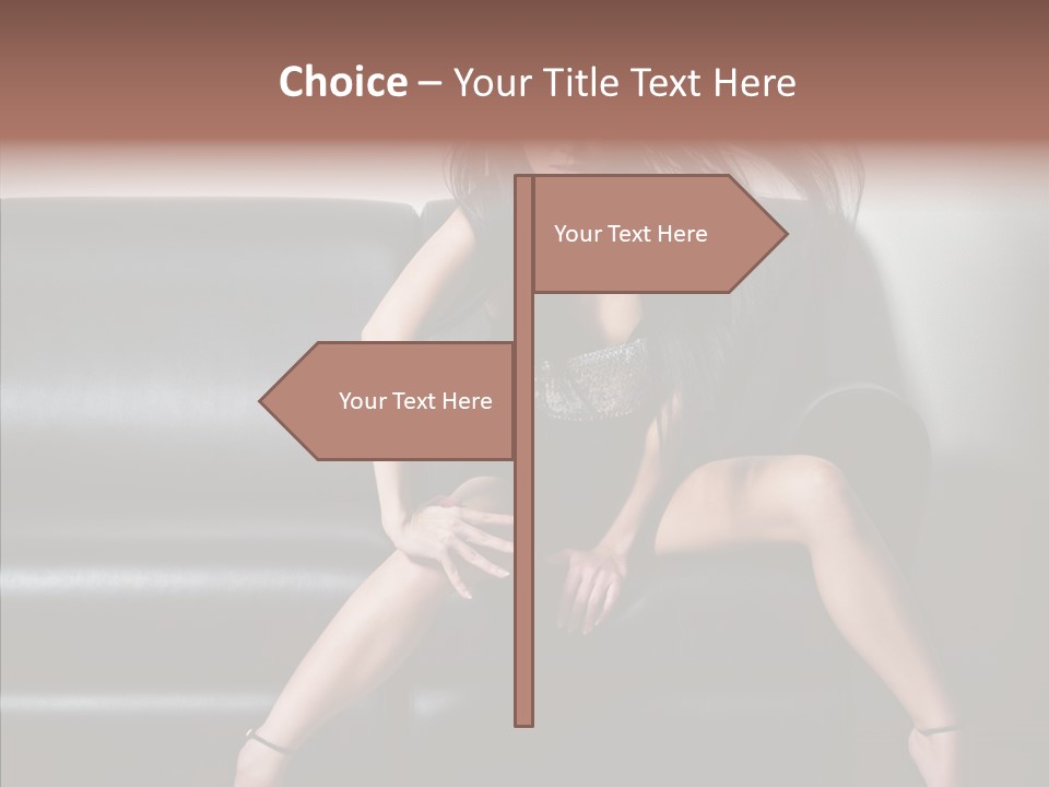 Legs Background Model PowerPoint Template