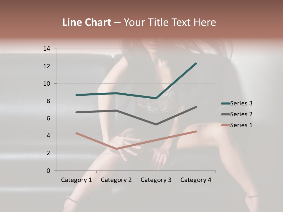 Legs Background Model PowerPoint Template