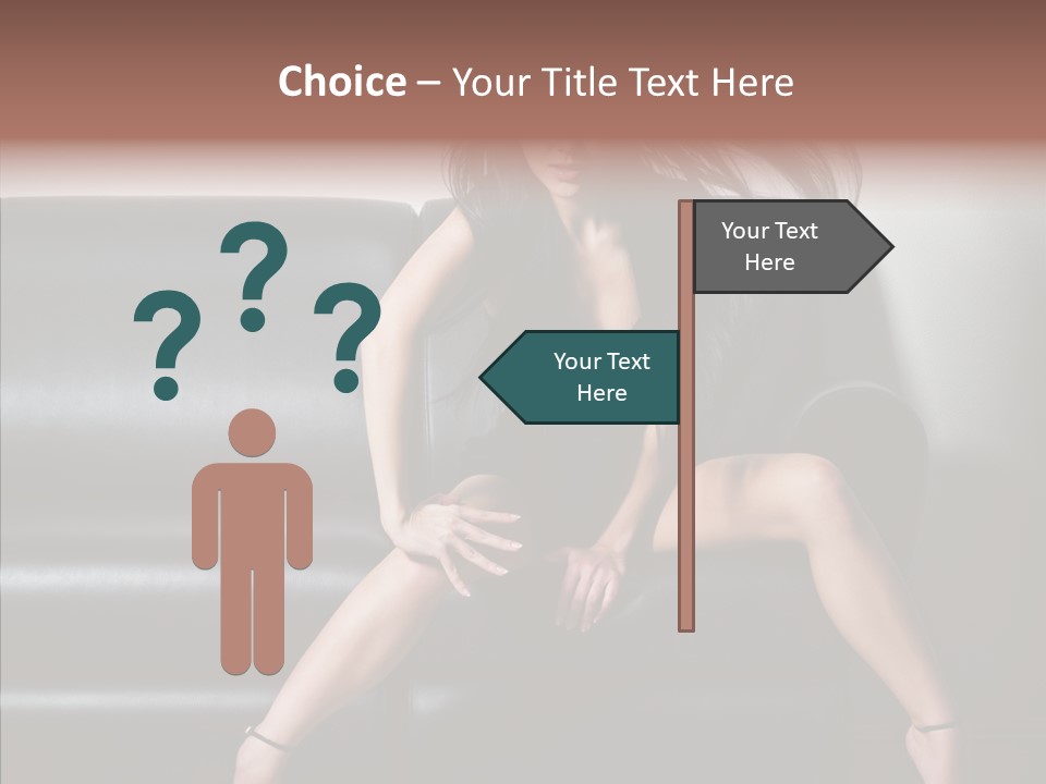 Legs Background Model PowerPoint Template