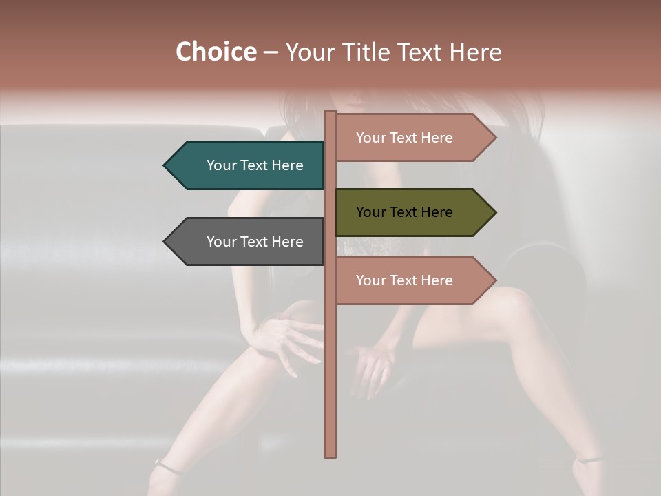 Legs Background Model PowerPoint Template