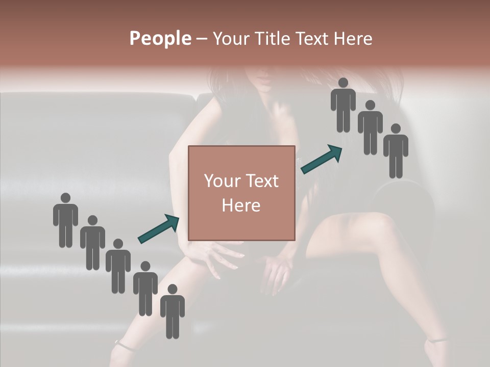 Legs Background Model PowerPoint Template