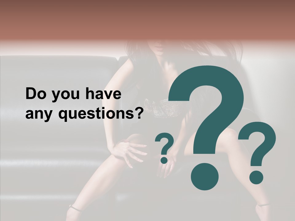 Legs Background Model PowerPoint Template