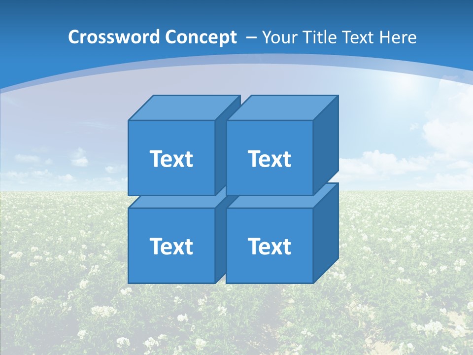 Nature Sun Row PowerPoint Template