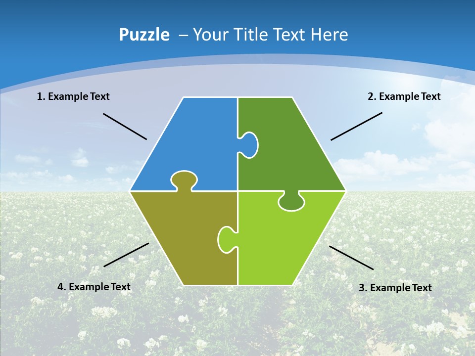 Nature Sun Row PowerPoint Template
