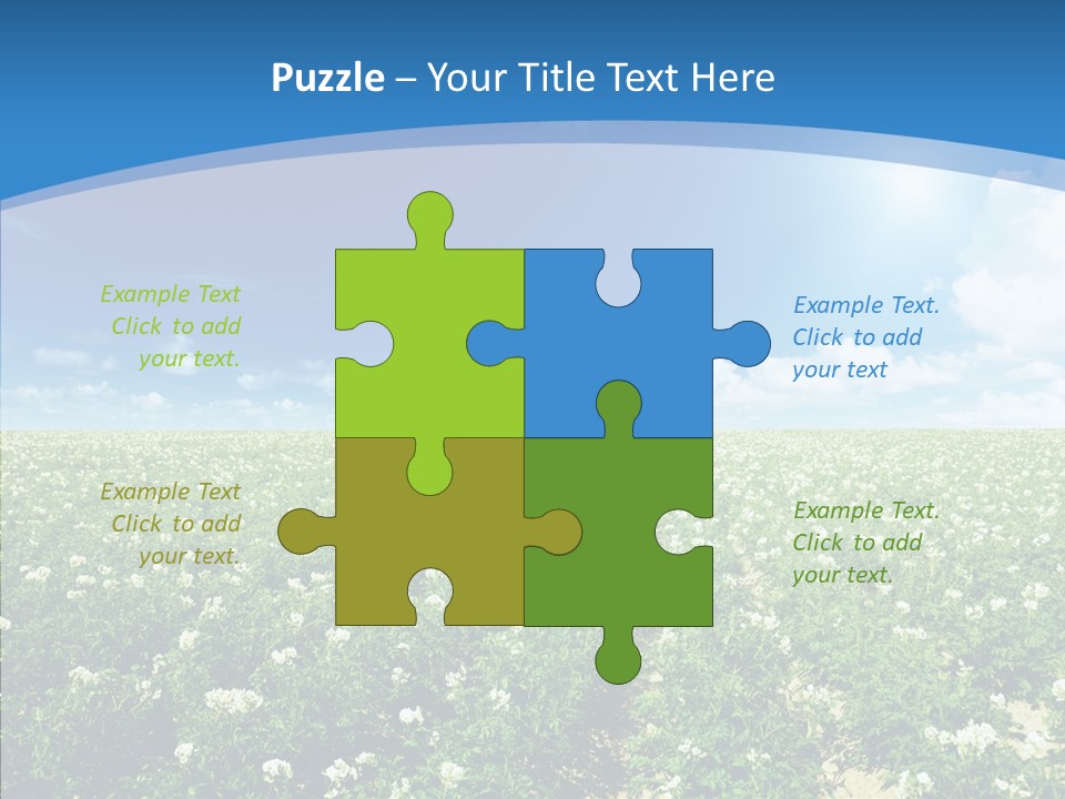 Nature Sun Row PowerPoint Template