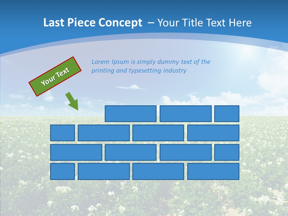 Nature Sun Row PowerPoint Template