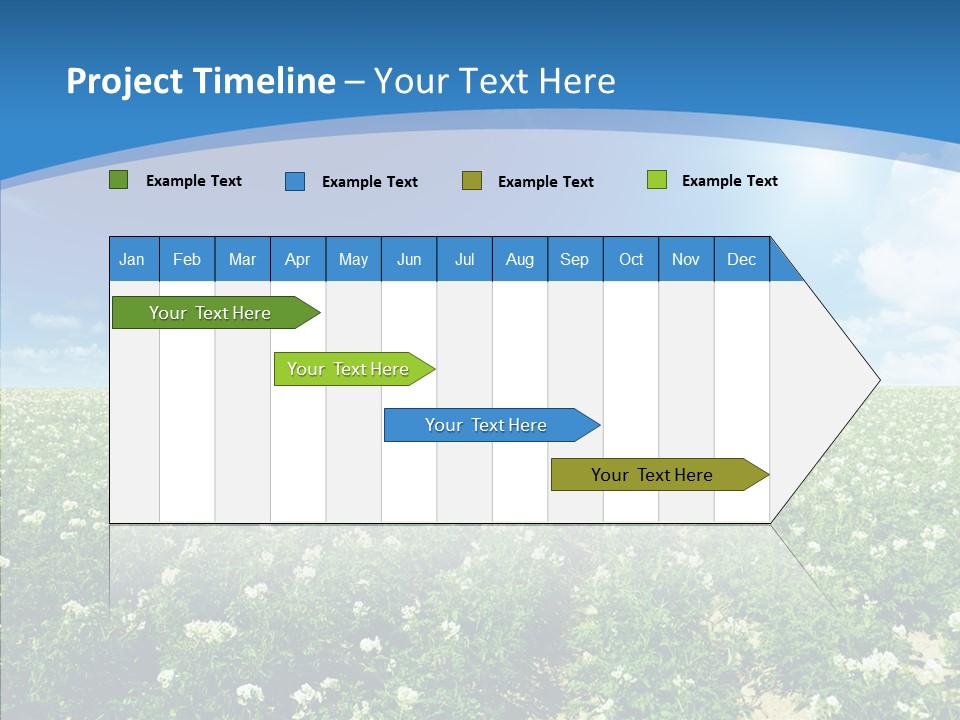 Nature Sun Row PowerPoint Template