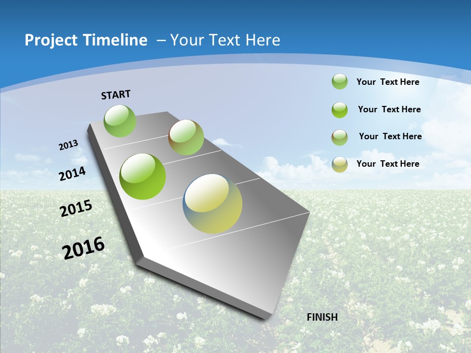 Nature Sun Row PowerPoint Template
