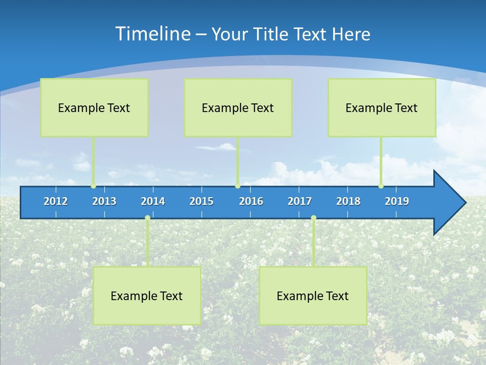 Nature Sun Row PowerPoint Template