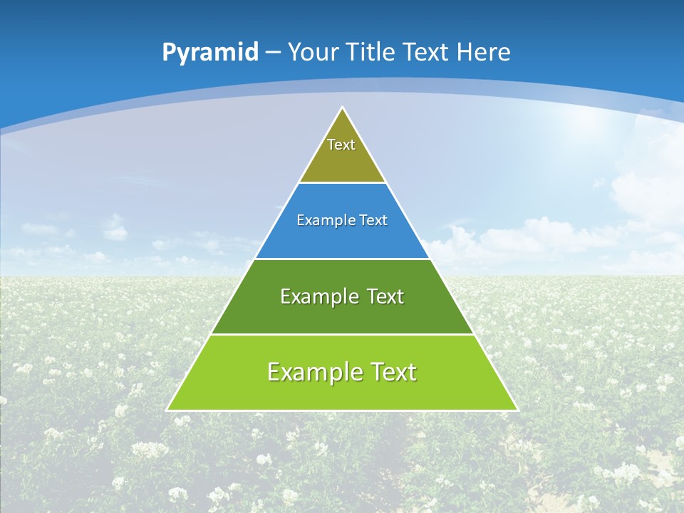 Nature Sun Row PowerPoint Template