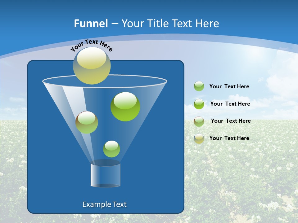 Nature Sun Row PowerPoint Template