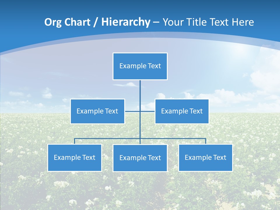 Nature Sun Row PowerPoint Template