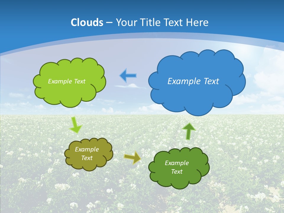 Nature Sun Row PowerPoint Template