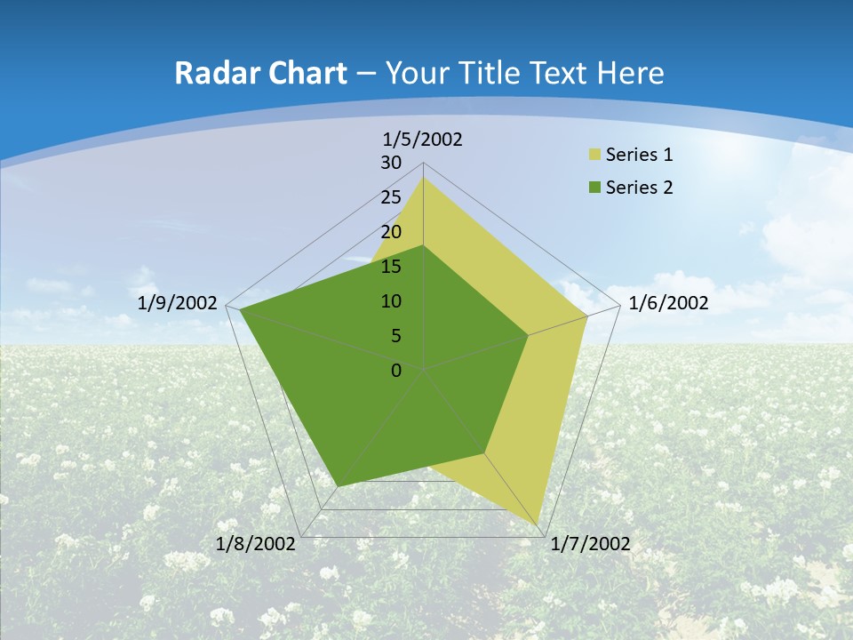 Nature Sun Row PowerPoint Template