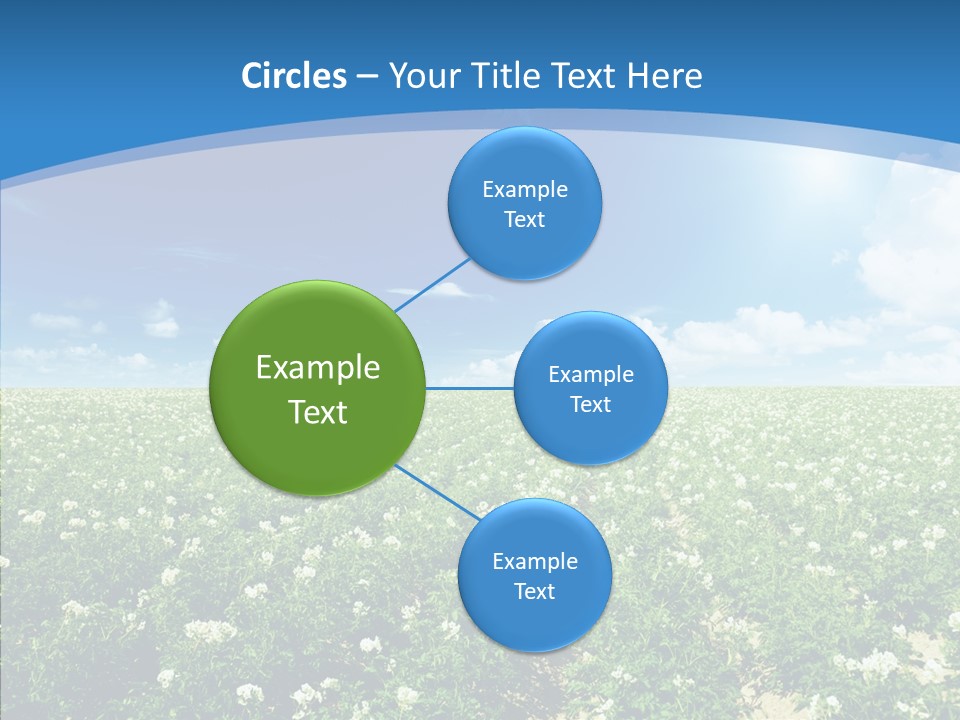 Nature Sun Row PowerPoint Template