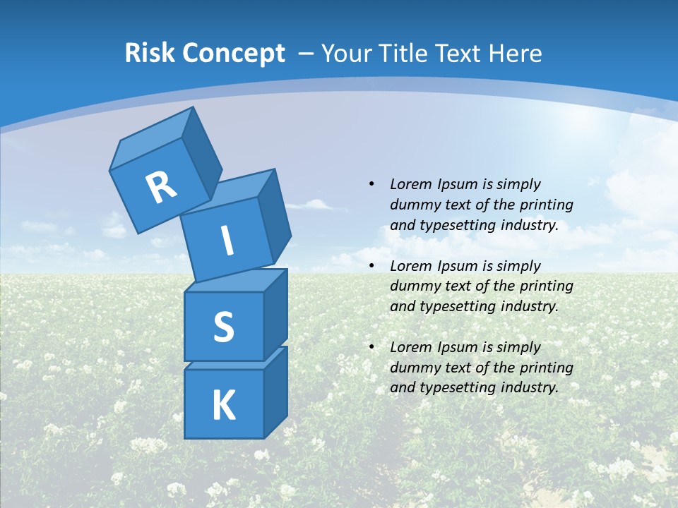 Nature Sun Row PowerPoint Template