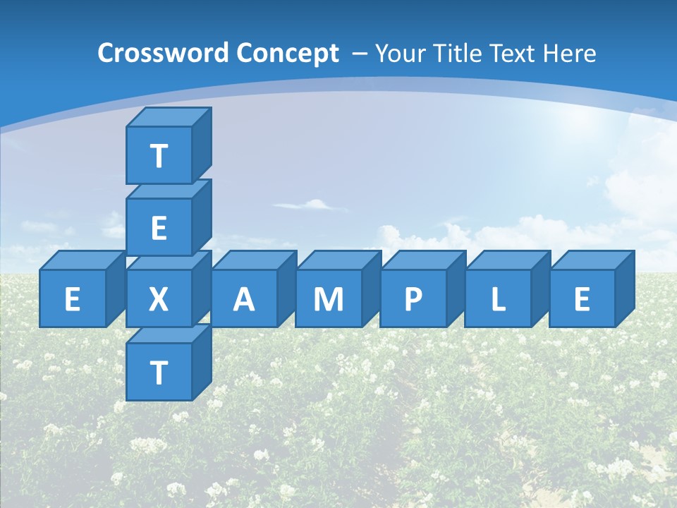 Nature Sun Row PowerPoint Template