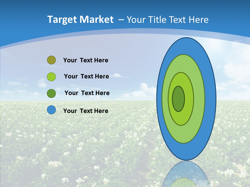 Nature Sun Row PowerPoint Template