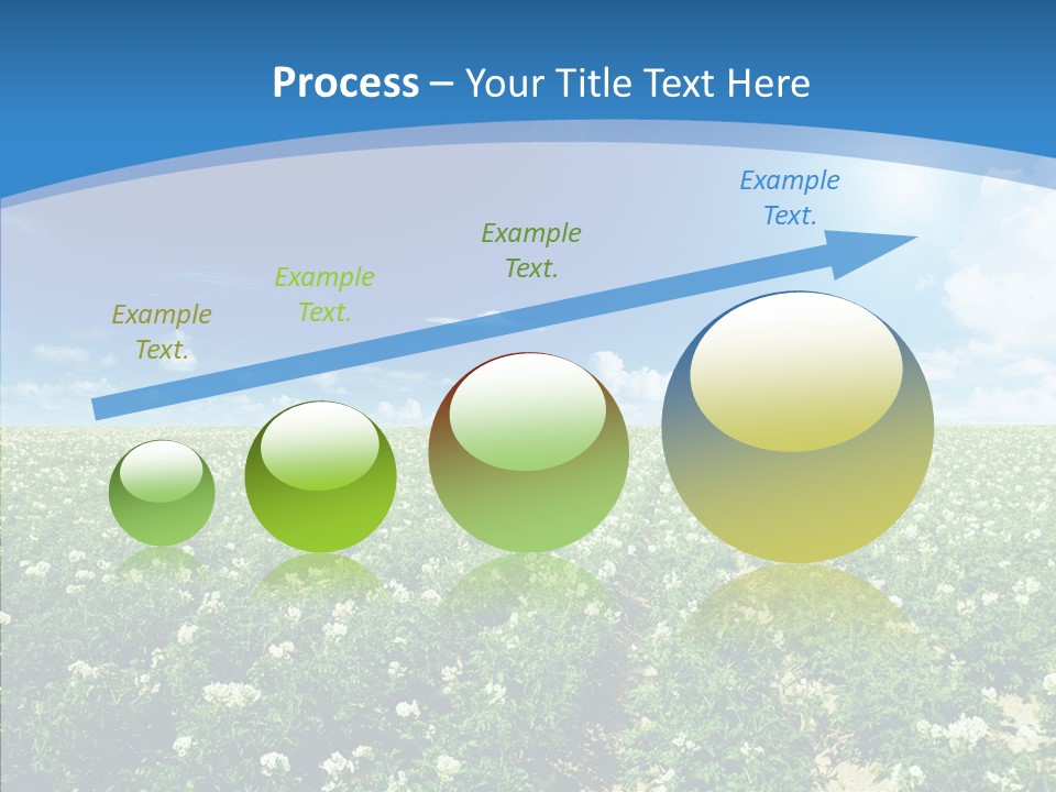 Nature Sun Row PowerPoint Template