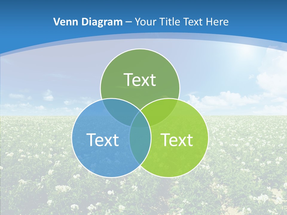 Nature Sun Row PowerPoint Template