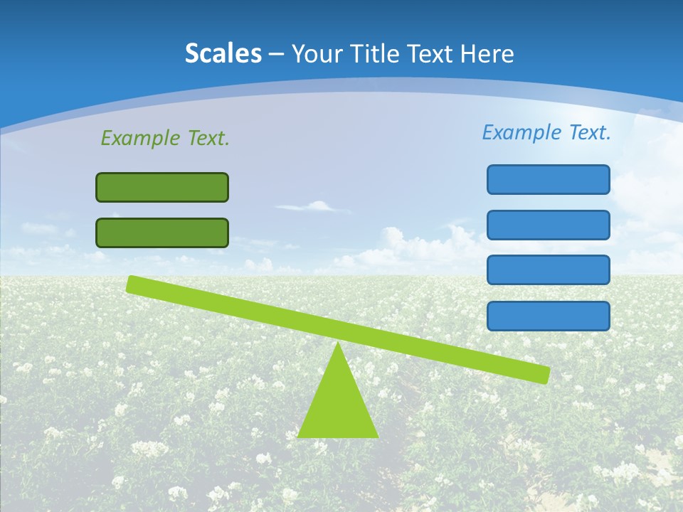 Nature Sun Row PowerPoint Template
