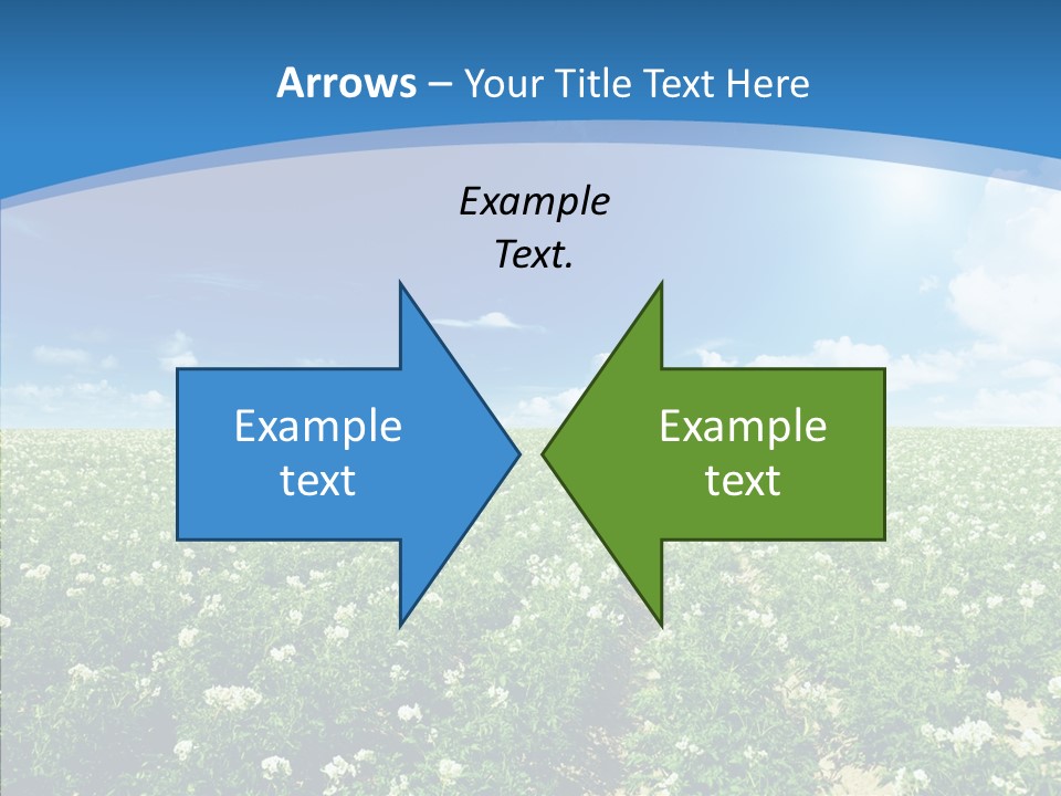 Nature Sun Row PowerPoint Template